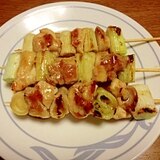 ホットプレートで作る焼き鳥